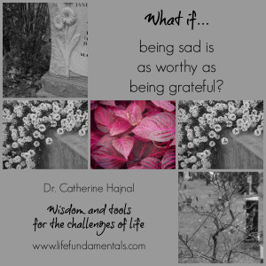 what if being sad is as worthy as being grateful